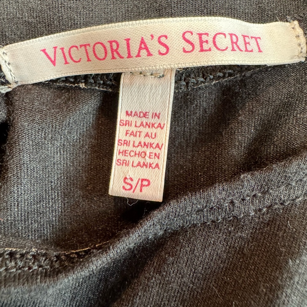 Victoria’s Secret Razor Back Sleeveless Black Midi Pajama Dress - Picture 4 of 5